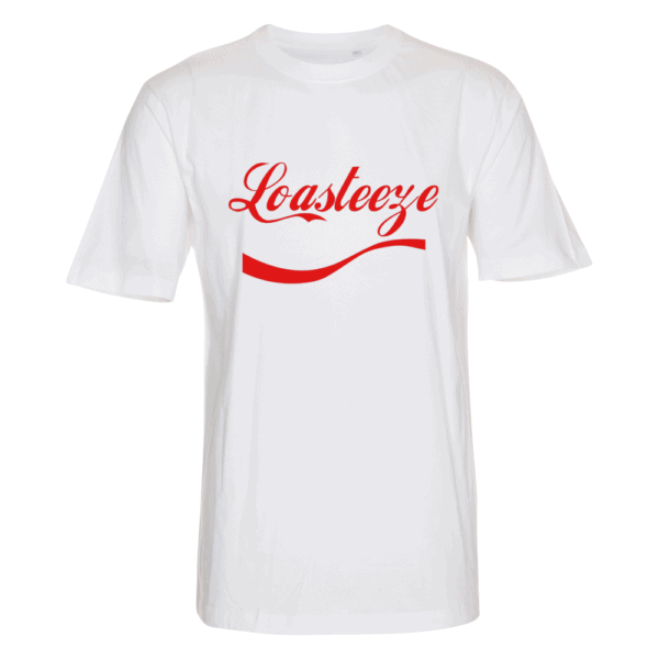Loasteeze logo t-paita valkoinen