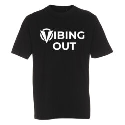 Darude Vibing Out T-shirt, front, black