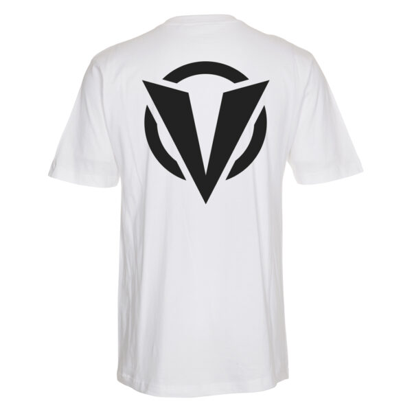 Darude Vibing Out Logo T-shirt, back, white