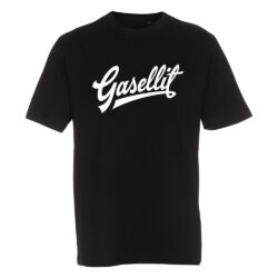 Gasellit - Script Logo t-paita (black/white)